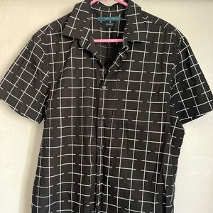 Mens short sleeve dressy shirt